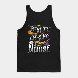 Funny Nurse Halloween Quote Tank Top